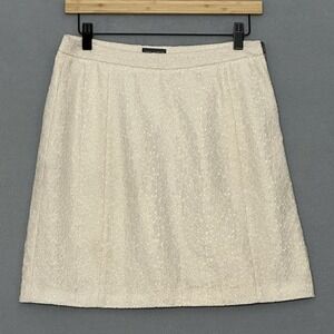 Vince Camuto Womens Skirt 2 Ivory Lace Mini‎ Classic Occassion Feminine Coquette